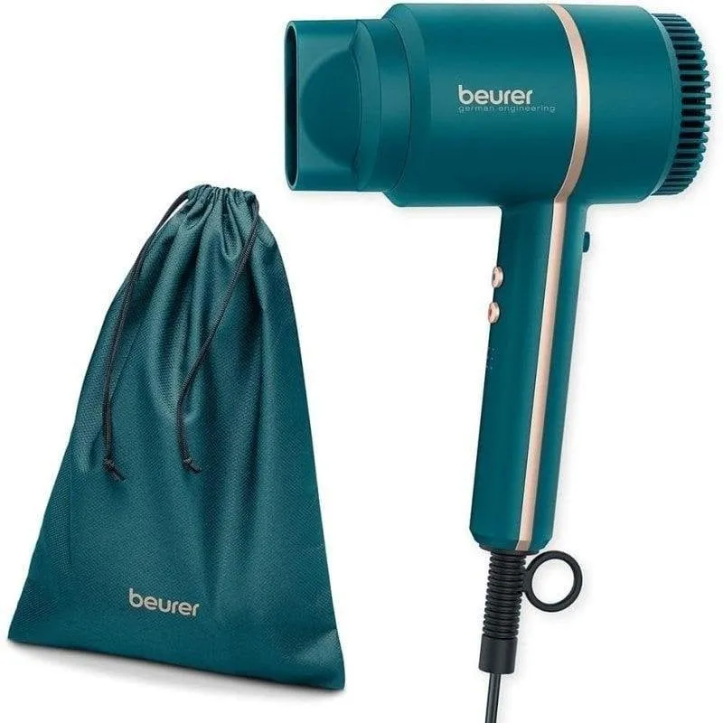 Phon Ionico Beurer HC 35 Ocean 2000W 3 Temperature 3 Velocità Blu Compatto