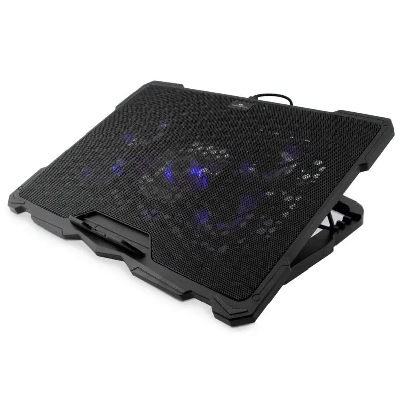 CoolBox COO-NCP17-V5 Base di raffreddamento 5 ventole per laptop fino a 17,3"