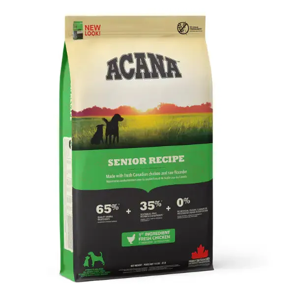 Acana Senior Recipe Grain Free 11,4 kg - Croccantini per cani