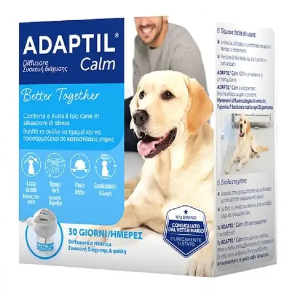 Adaptil Calm Diffusore con ricarica Neorilassante per ambiente domestico per cani 48 ml - Antiansia per cani