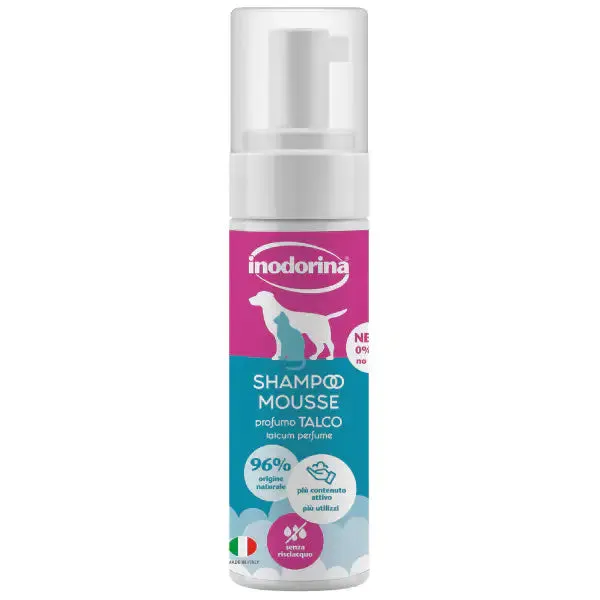 Inodorina Shampoo Mousse a Secco 250 ml Talco