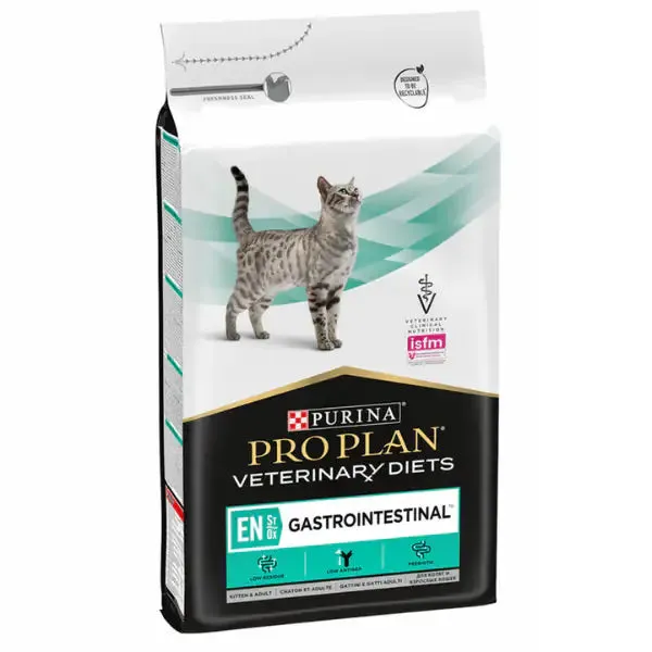 Purina Pro Plan Veterinary Diets EN gastrointestinal 5 kg - Dieta veterinaria per gatti