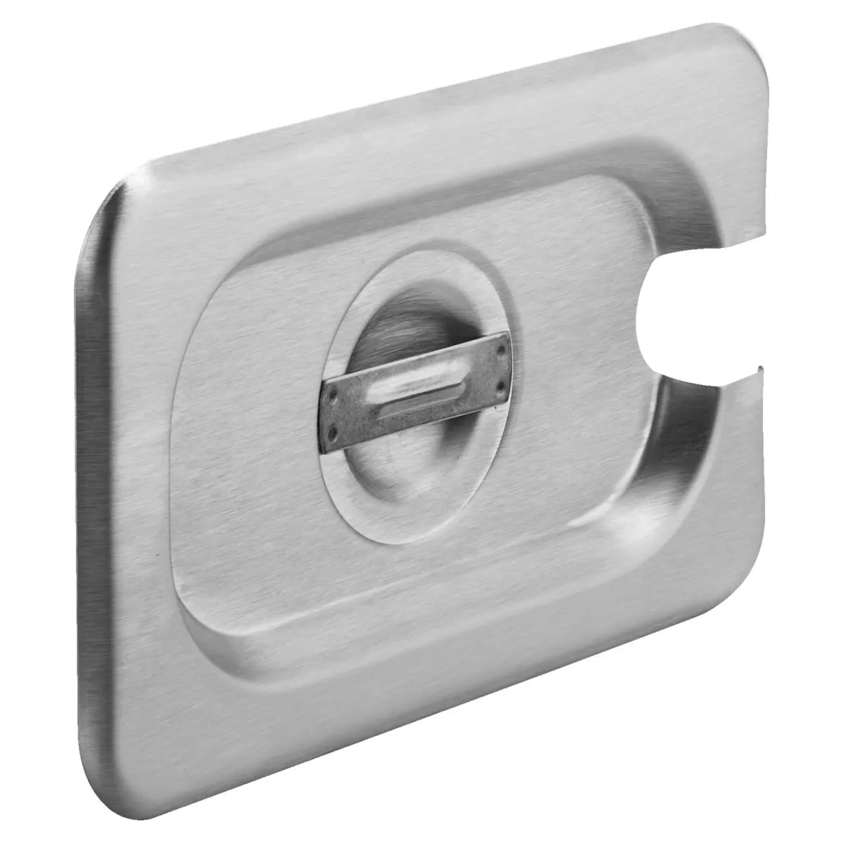 PULSIVA Coperchio gastronorm 1/9 Profi con inserto per cucchiaio; GN 1/9, 17.6x10.8 cm (LxL); acciaio inox