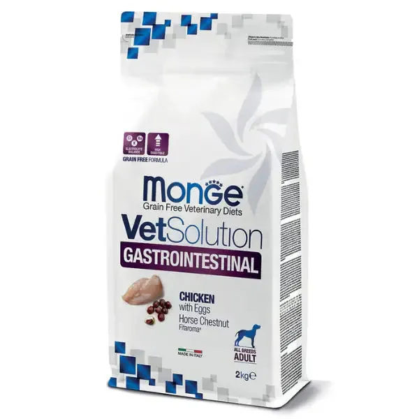 Monge VetSolution Canine Gastrointestinal Grain Free Adult Pollo 12 kg - Dieta veterinaria per cani