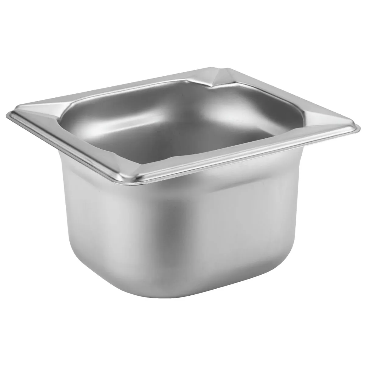 PULSIVA Contenitore gastronorm 1/6 Profi; GN 1/6, 1.4 l, 17.6x16.2x10 cm (LxLxP); acciaio inox