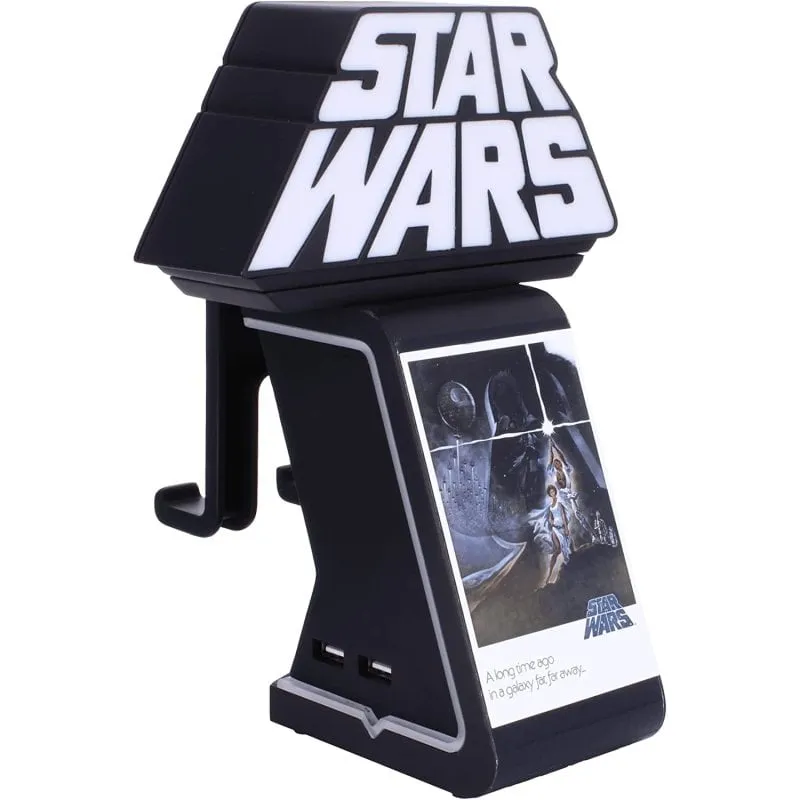 Base di ricarica multipiattaforma Ikons con logo Star Wars di gioco squisito