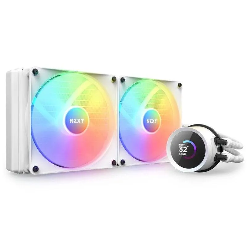 Refrigerazione Liquida NZXT Kraken 280 RGB 280mm 2 Ventole Bianco