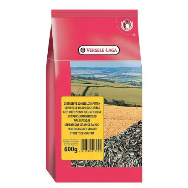 Versele Laga Semi di Girasole striato 600 gr - Mangime per uccelli