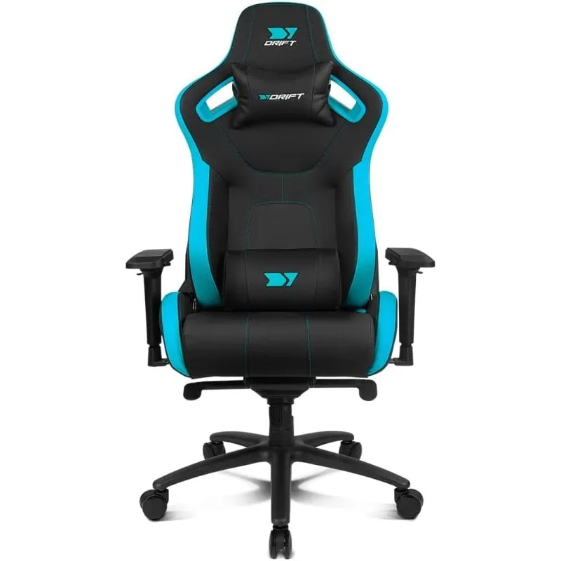 Sedia da gaming Drift DR600 extra larga nera/blu