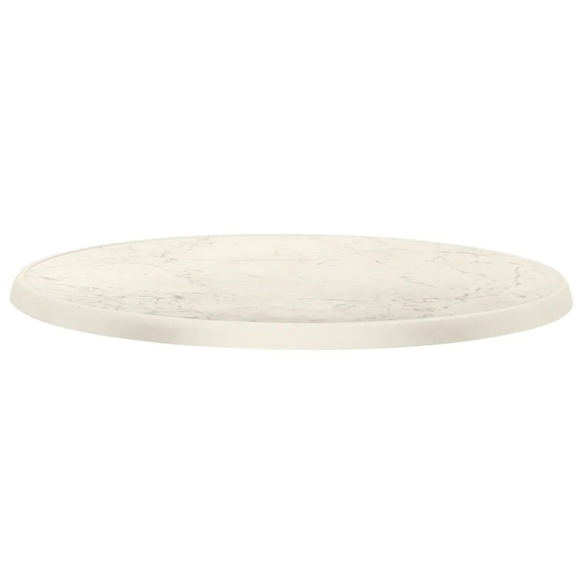 PULSIVA Piano per tavolo Sevelit rotondo; 60 cm (Ø); bianco; rotonda