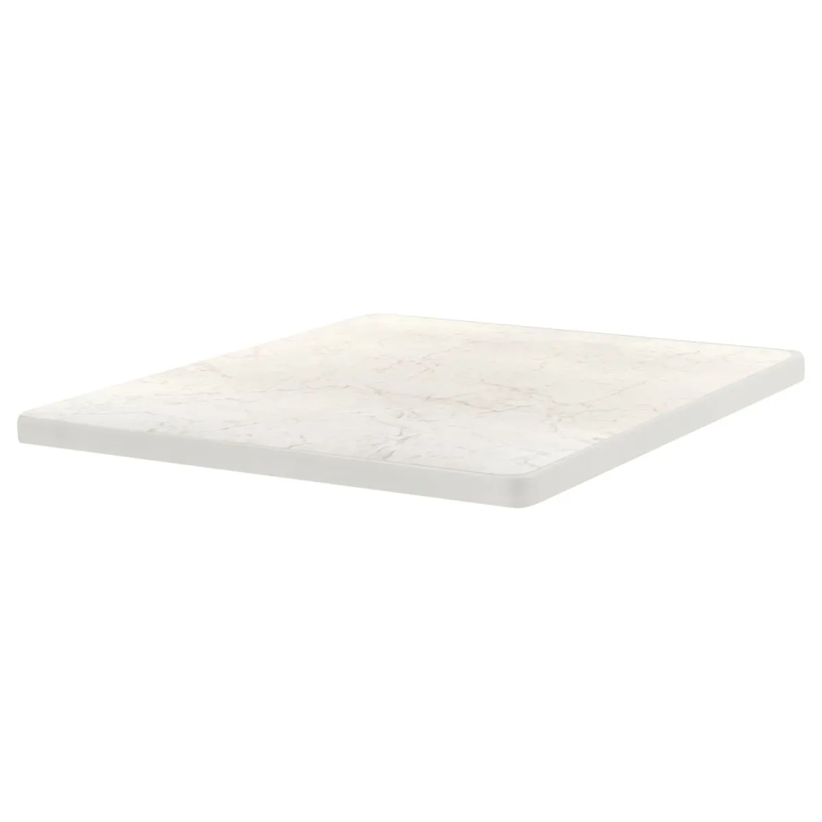 PULSIVA Piano per tavolo Sevelit quadrato; 70x70 cm (LxL); bianco; quadrata