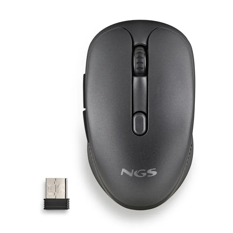 NGS EVO RUST mouse Mano destra RF Wireless Ottico 1600 DPI Nero