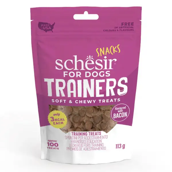 Schesir for Dogs Trainers soft & chewy treats 113 gr Bacon