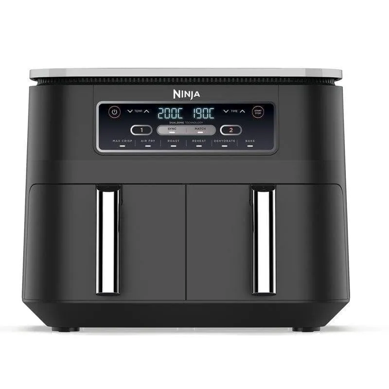 Friggitrice ad Aria Ninja Foodi Doppio Cestello 7,6 L 2470 W 6 in 1