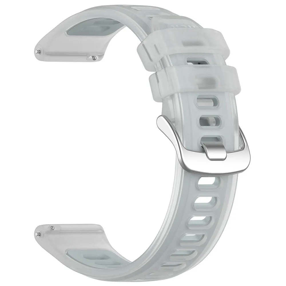 Cinturino Techsuit W084 per Samsung Galaxy Watch / Huawei Watch Series, 20mm, Bianco