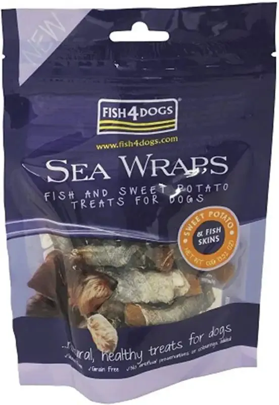 Fish4Dogs Sea Wraps (merluzzo e patate) 100 gr