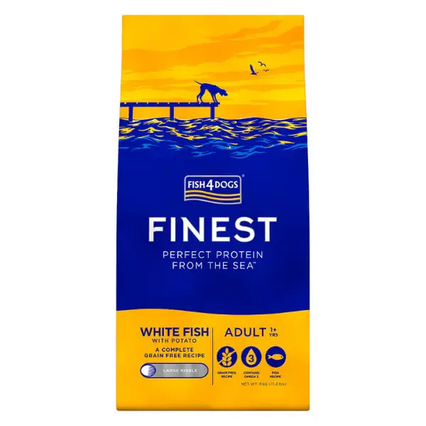 Fish4Dogs Ocean White Fish Large 6 kg - Croccantini per cani