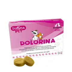 Buona Pet Dolorina Supporto cerebrale Compresse per cani e gatti 20 Compresse - Integratori per cani