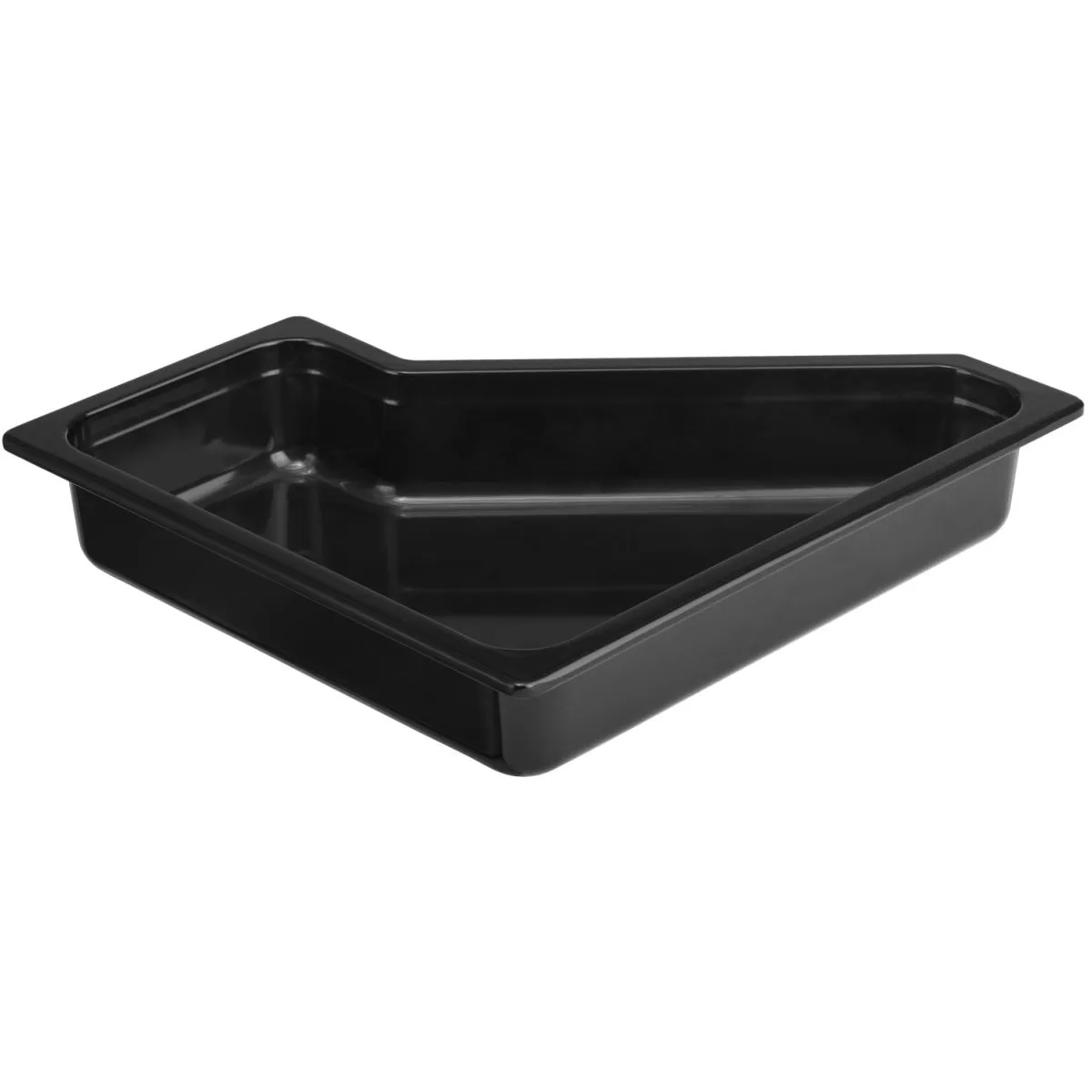 VEGA Contenitore Melamina Gastronorm 2/4; GN 3/6, 35.3x32.5x6.5 cm (LxLxP); nero