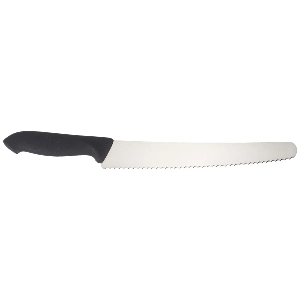 PULSIVA Coltello pasticceria con lama seghettata; 38 cm (L); nero