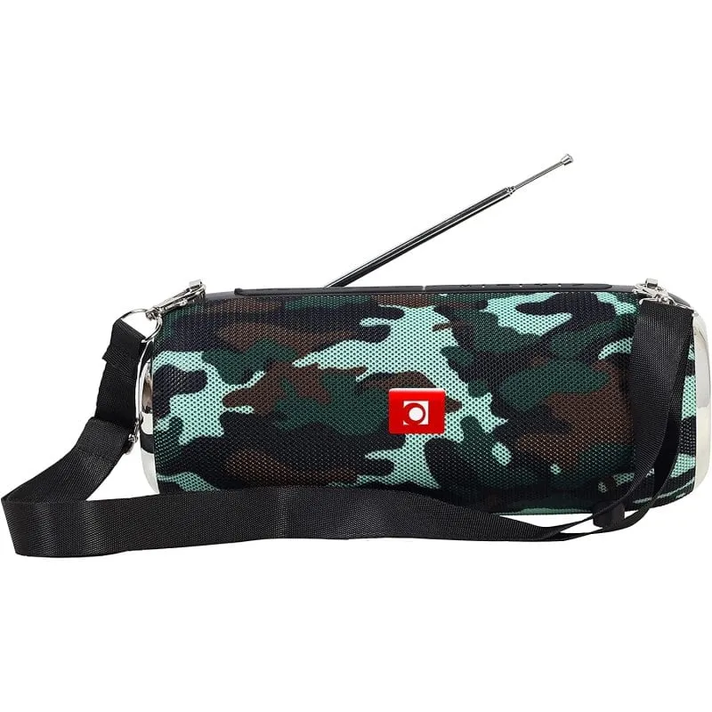 Altoparlante Bluetooth portatile Gembird con antenna Nero