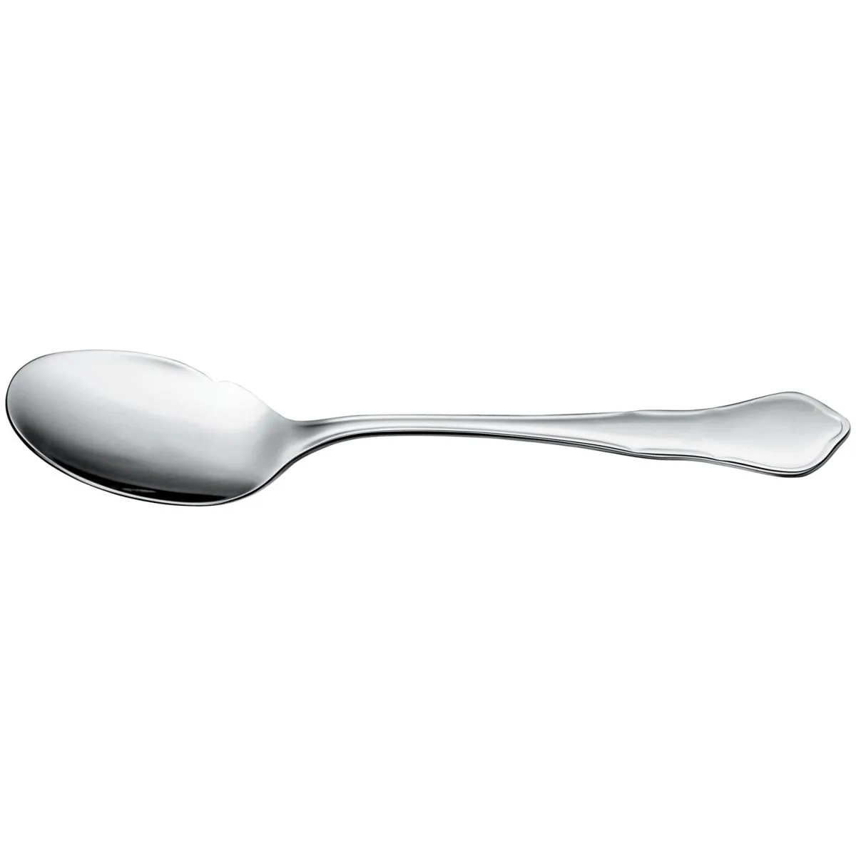12x VEGA Cucchiaio gourmet Chippendale; 18.6 cm (L); argento, manico argento; 12 pz. / Pacco