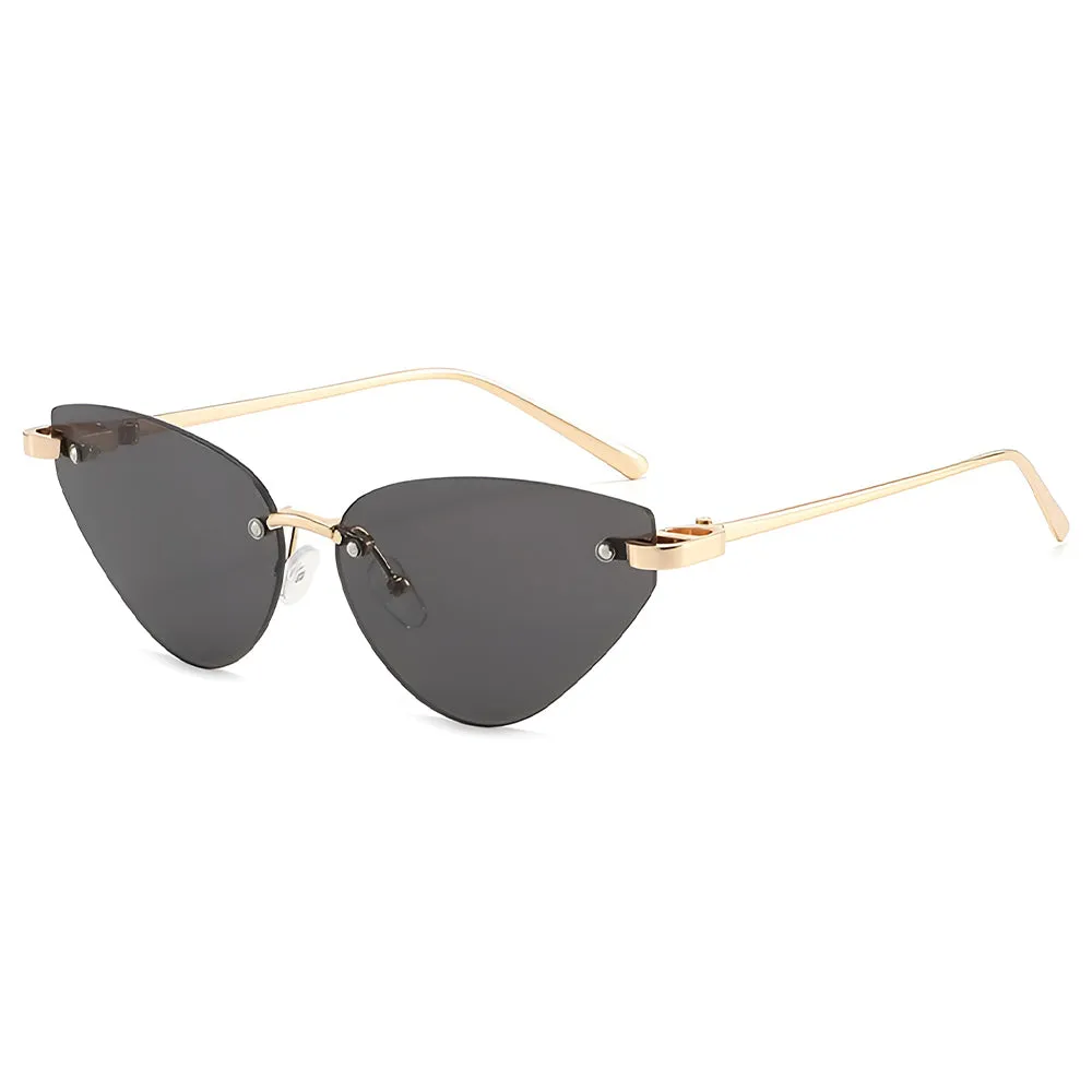 Occhiali da Sole Donna Techsuit S099, Oro Nero