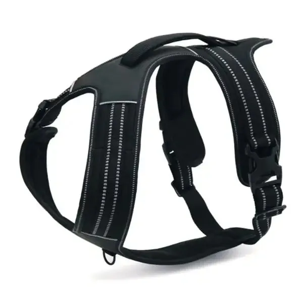 Pettorina in nylon intrecciato Sport PetUp Nero Taglia XL 90-125 cm