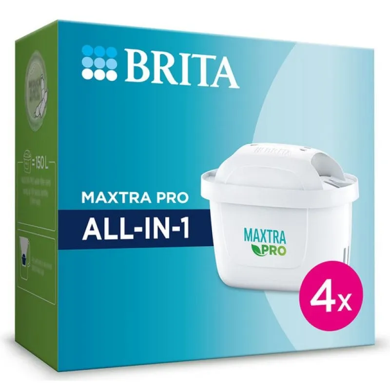 Brita Maxtra Pro Confezione di filtri per Brita Pitcher 4 unità