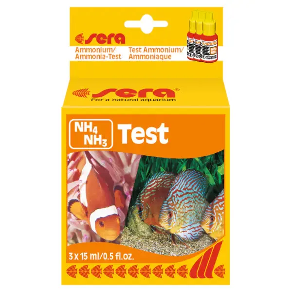 Sera Ammonio e Ammoniaca-Test (NH4/NH3) 15 ml x3 boccette