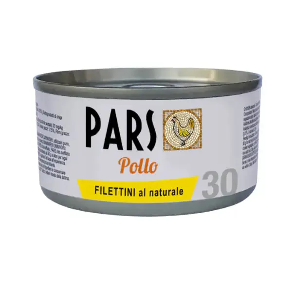Dieta Pars Umido Filettini al naturale 85 gr Pollo - confezione da 24 pezzi - Dieta veterinaria per cani