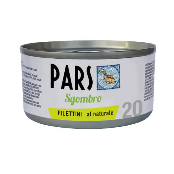 Dieta Pars Umido Filettini al naturale 85 gr Sgombro - confezione da 24 pezzi - Dieta veterinaria per cani