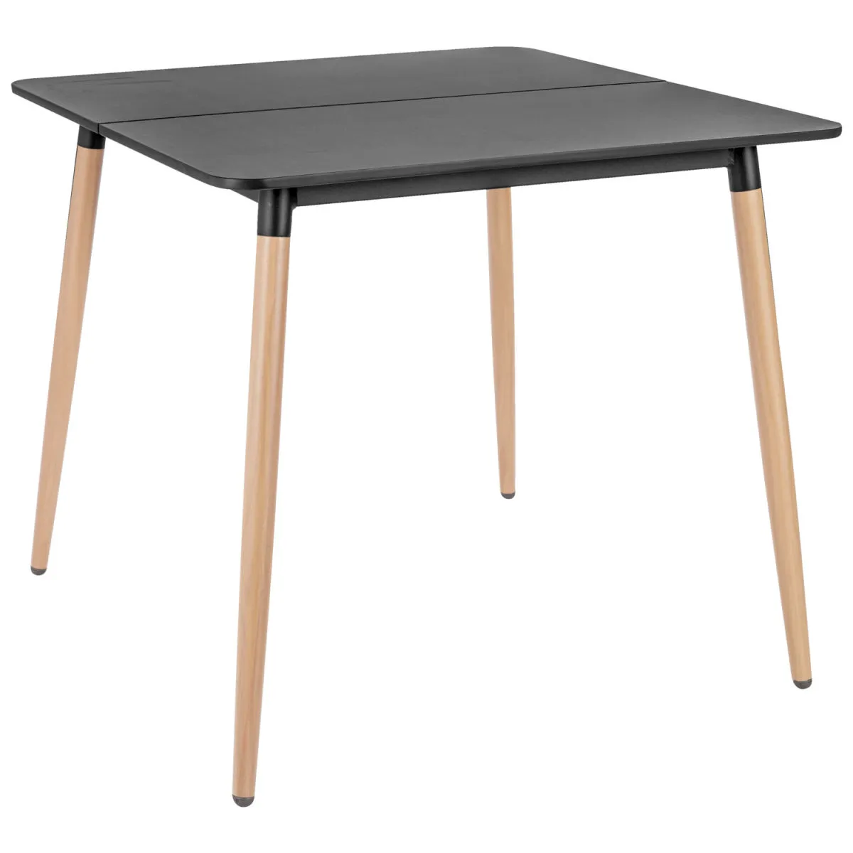 VEGA Tavolo da esterno Gimani quadrato; 80x80x72 cm (LxLxH); Piano tavolo antracite, struttura marrone; quadrata