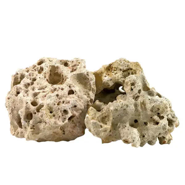 Aquadeco Roccia Naturale decorativa per Acquari e Terrari Multi hole stone Small