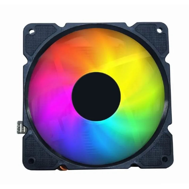 Gembird CPU-HURACAN-ARGB-X140 Ventola di raffreddamento CPU 12 cm 100 W LED RGB 4 pin