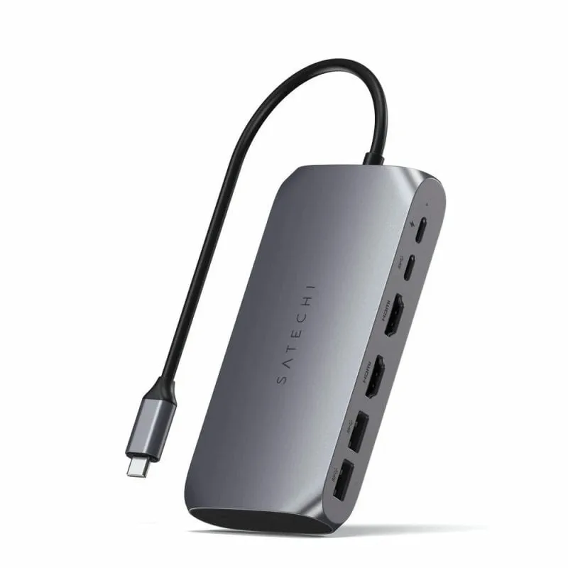 Adattatore multimediale USB-C Satechi M1 nero