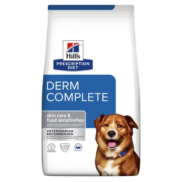 Hill's Prescription Diet Dog All Breeds Derm Complete Skin care 12 kg - Dieta veterinaria per cani