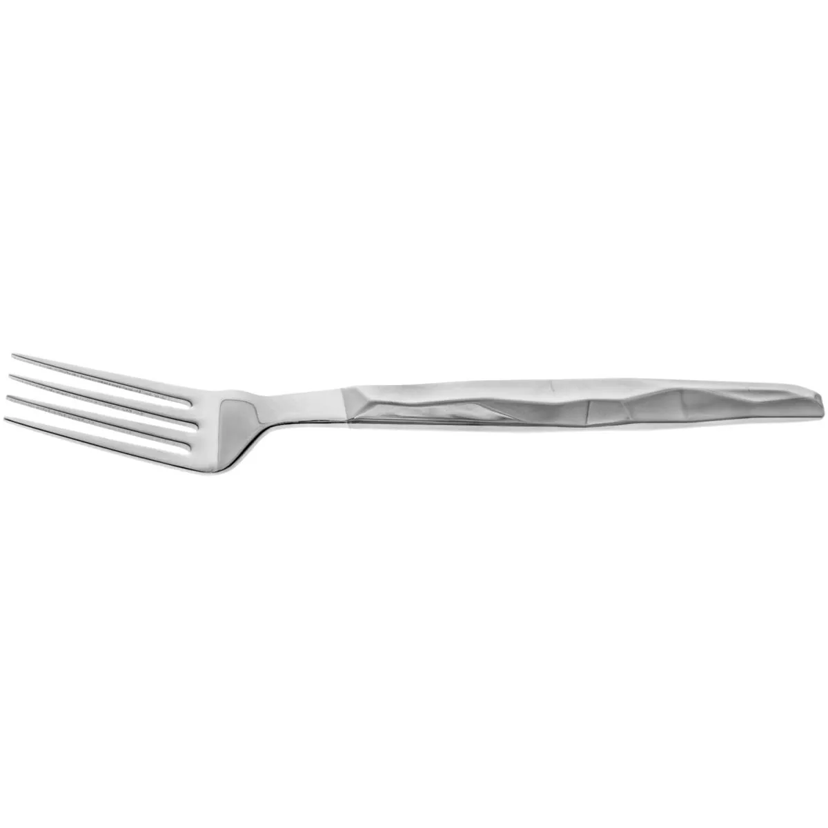 12x VEGA Forchetta da tavola Diamante; 21.5 cm (L); argento, manico argento; 12 pz. / Pacco
