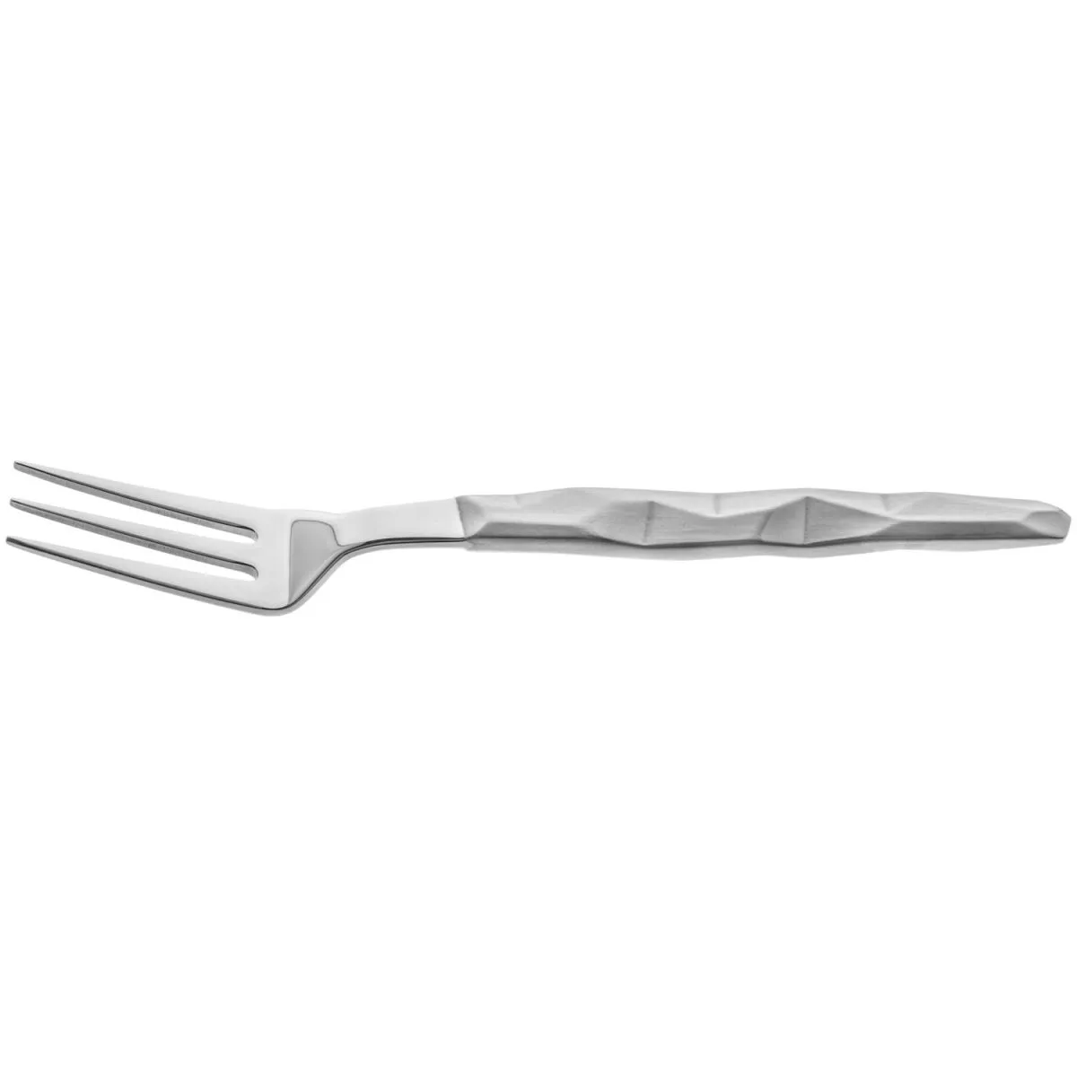 12x VEGA Forchetta da dolce Diamante; 16 cm (L); argento, manico argento; 12 pz. / Pacco