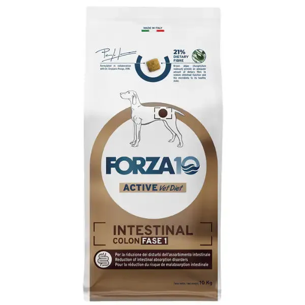 Forza10 Active Cane Intestinal Colon Fase 1 10 kg - Croccantini per cani