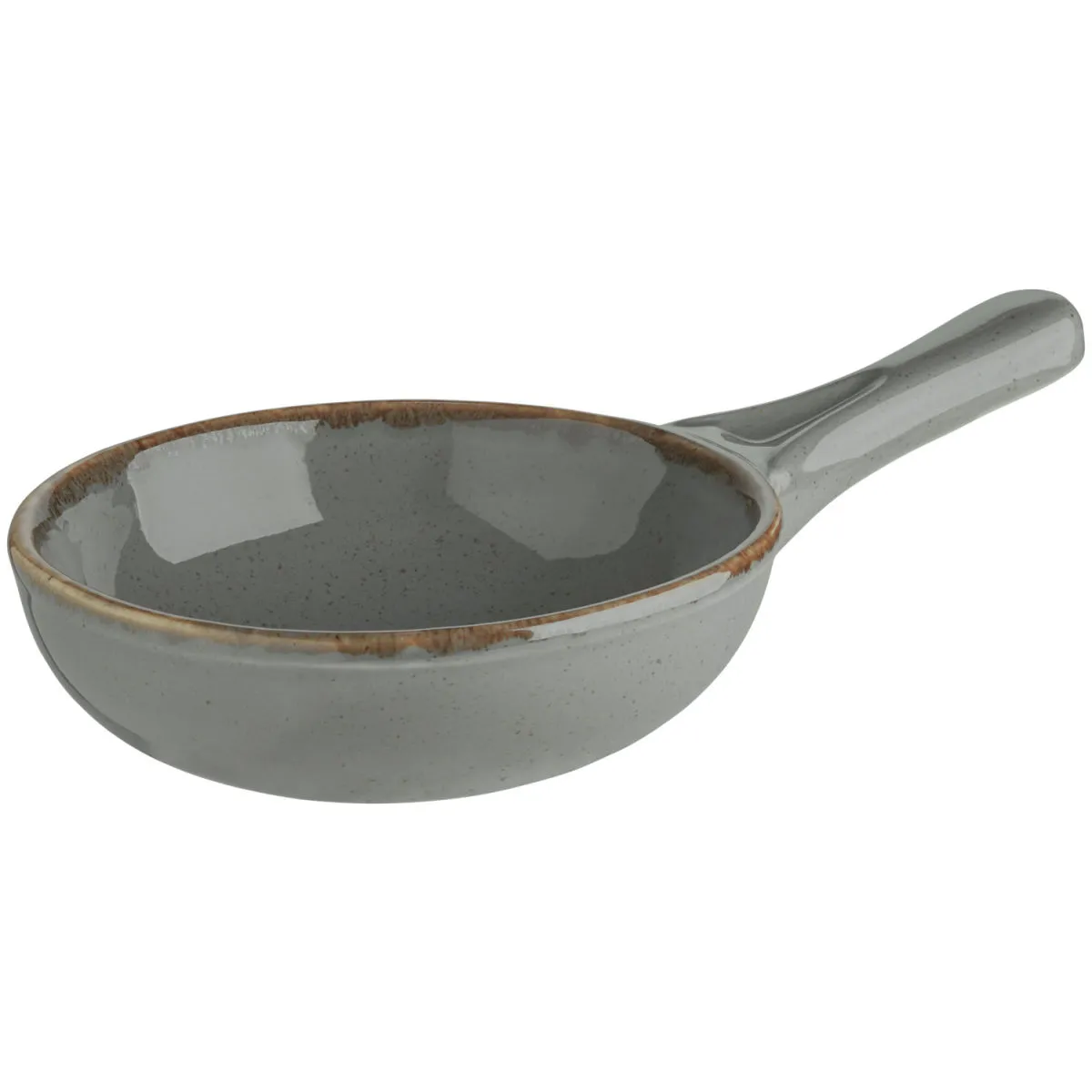 2x VEGA Padella di servizio Sidina; 350 ml, 14x5 cm (ØxH); grigio; rotonda; 2 pz. / Pacco