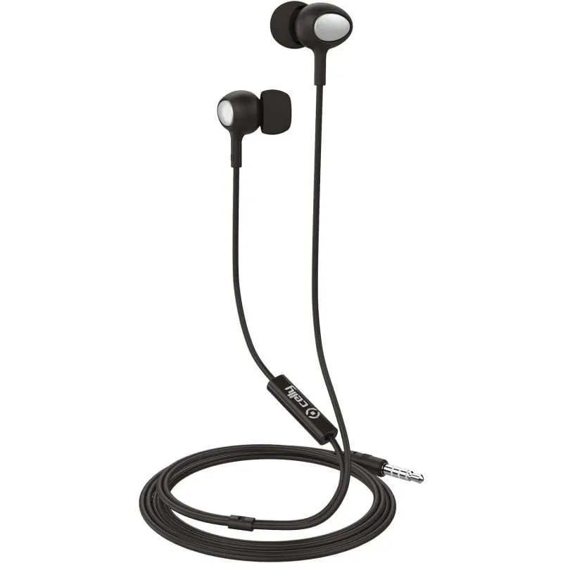 Cuffie stereo Celly UP500 con cavo Jack 3 5 Nero