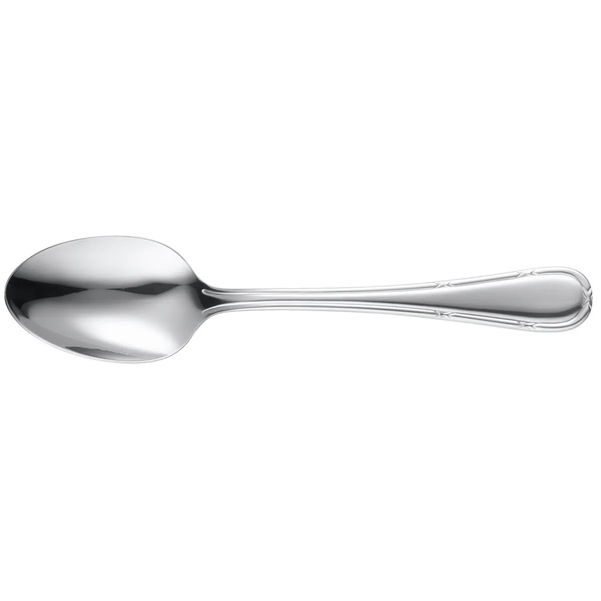 12x PULSIVA Cucchiaio tavola Marbella; 19.9 cm (L); argento, manico argento; 12 pz. / Pacco
