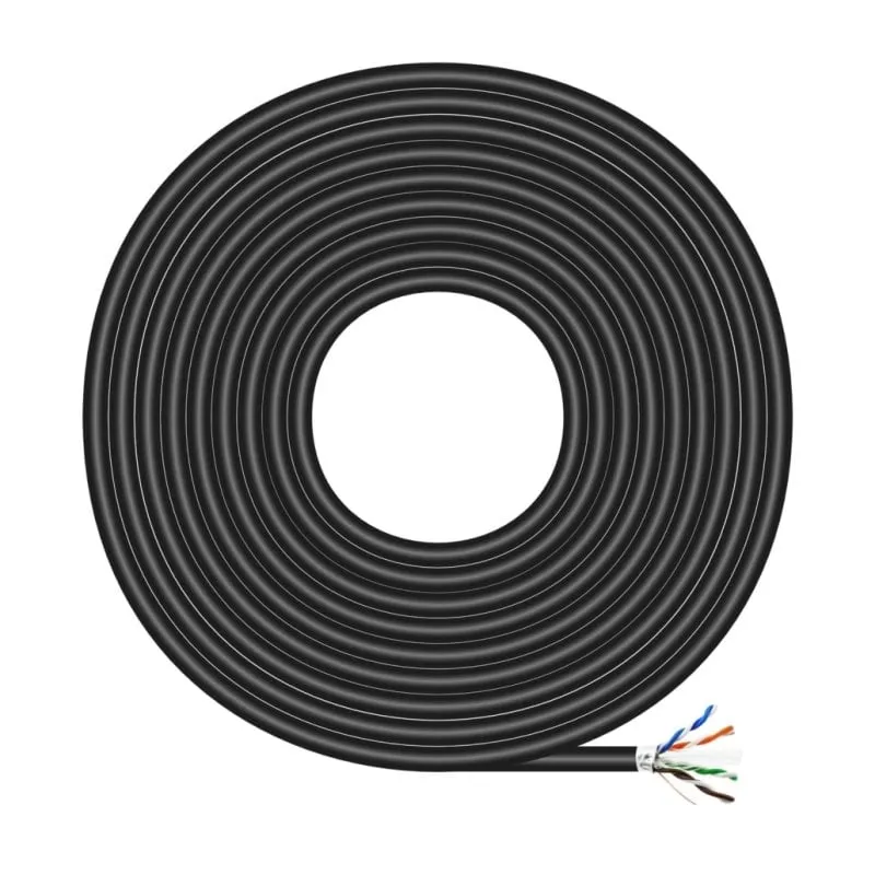 Aisens A135-0673 Cavo FTP RJ45 Bobina AWG24 Cat.6 100m Nero