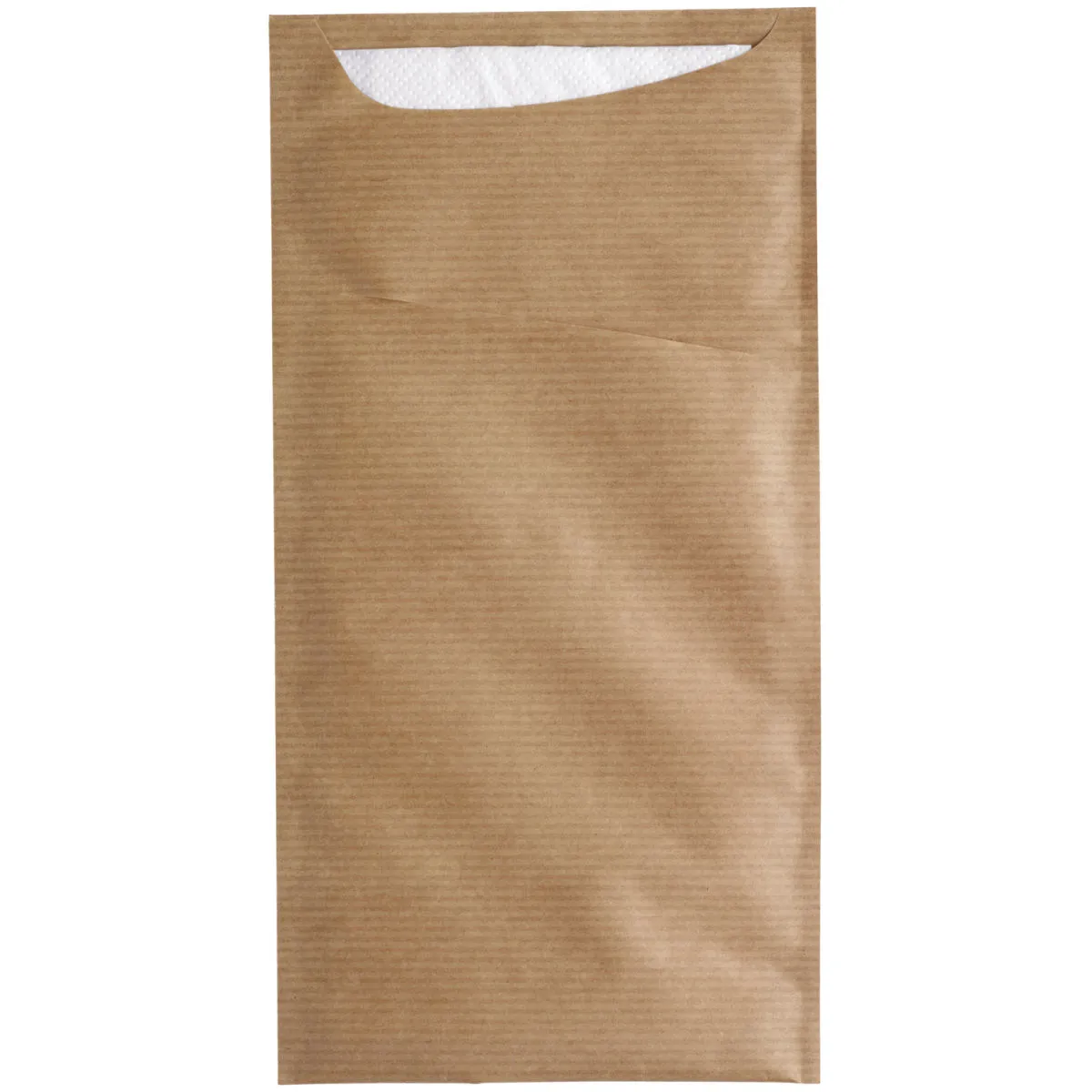 100x GARCIA DE POU Portaposate con tovagliolo Besta; 11.2x22.5 cm (LxL); naturale; 100 pz. / Pacco
