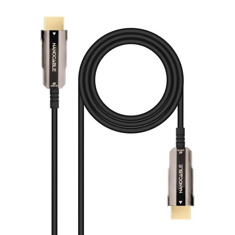 Cavo Nanocable HDMI 2.0 AOC 4K maschio/maschio 10 m Nero