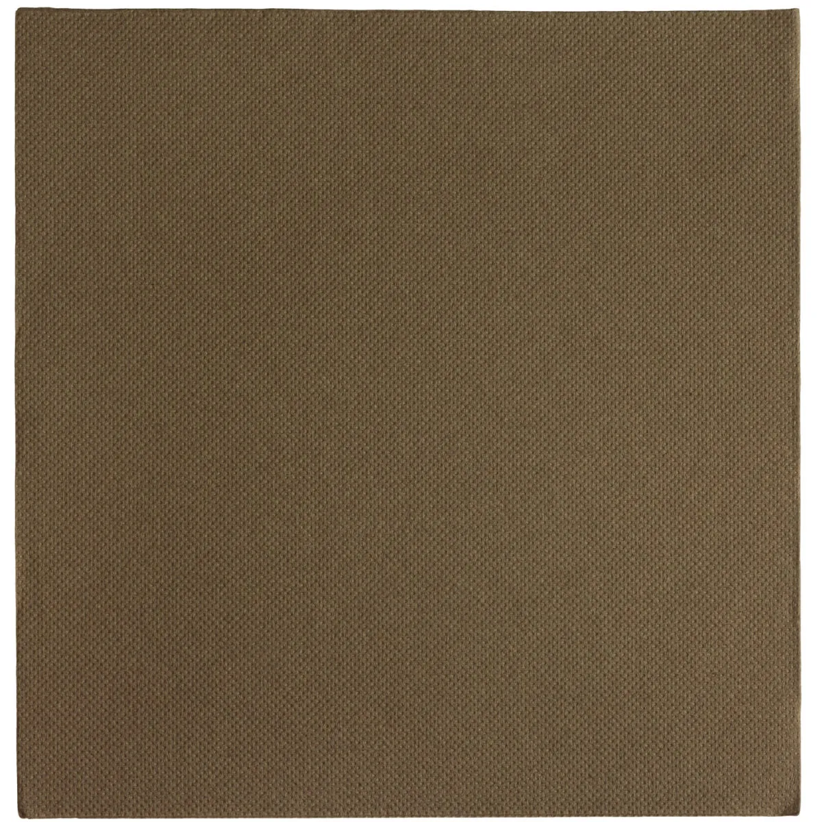 50x GARCIA DE POU Tovagliolo di carta double pointed Dubo; 39x39 cm (LxL); marrone; 50 pz. / Pacco