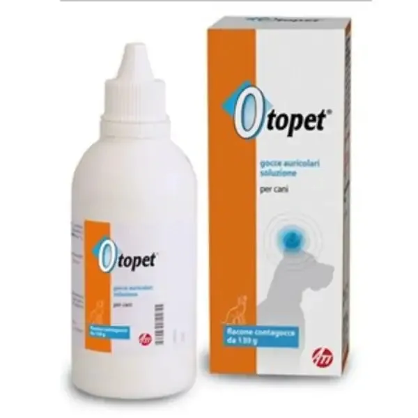 Ati Pets Otopet Oto flacone Gocce auricolari per cani 130 ml