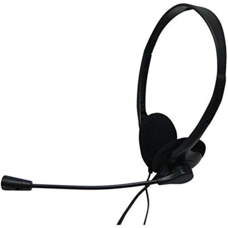 Cuffie Nilox con microfono, cavo 3,5 mm, uso PC, nero
