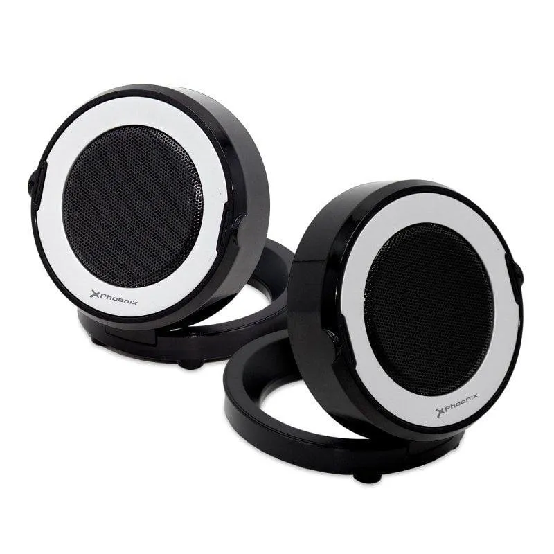 Altavoces Phoenix 2.0 USB 1W portatili con jack 3.5mm e LED